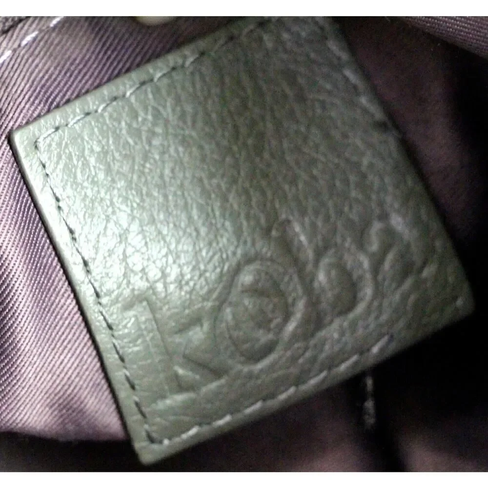 Kooba GRAY GENUINE LEATHER BACKPACK CONVERTIBLE SHOULDER BAG X-BODY PURSE